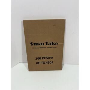 200pcs Parchment Paper Sheets 9X13” Unbleached Parchment Paper Baking Smartake
